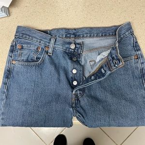 Levi’s 501 button fly jeans 30x34